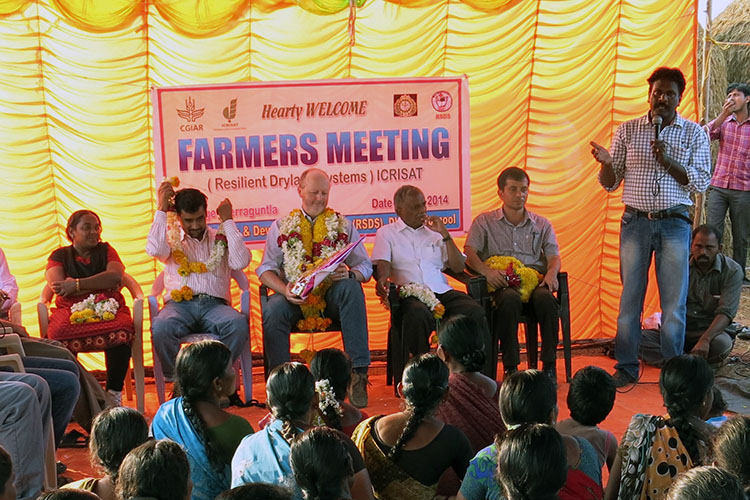 Farmer's meeting Kurnool India 2014 