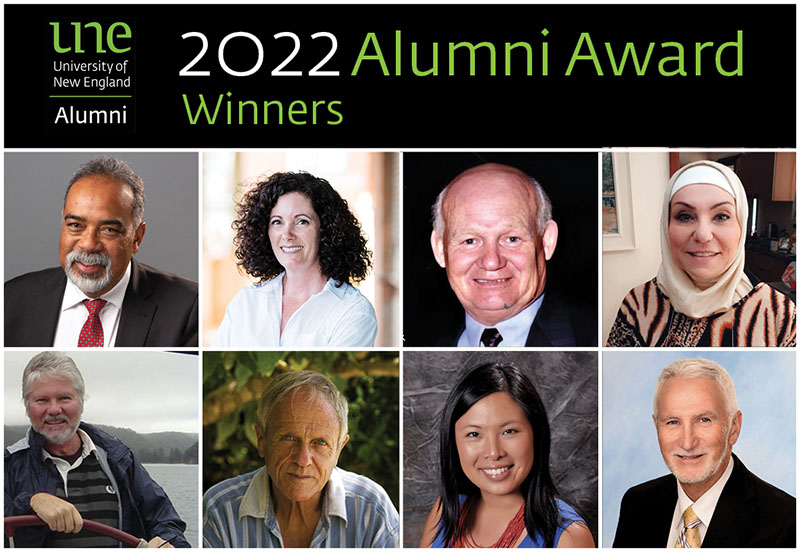 UNE's 2022 Alumni Award winners announced University of New England (UNE)