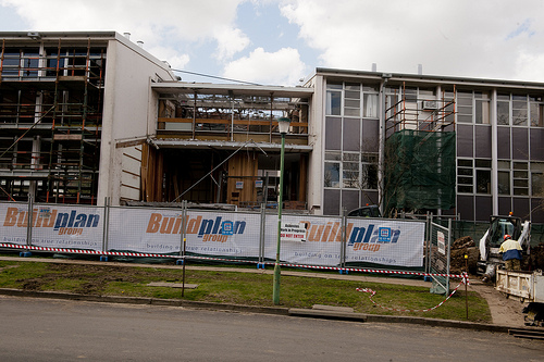 External View of Pharmacy under Construction